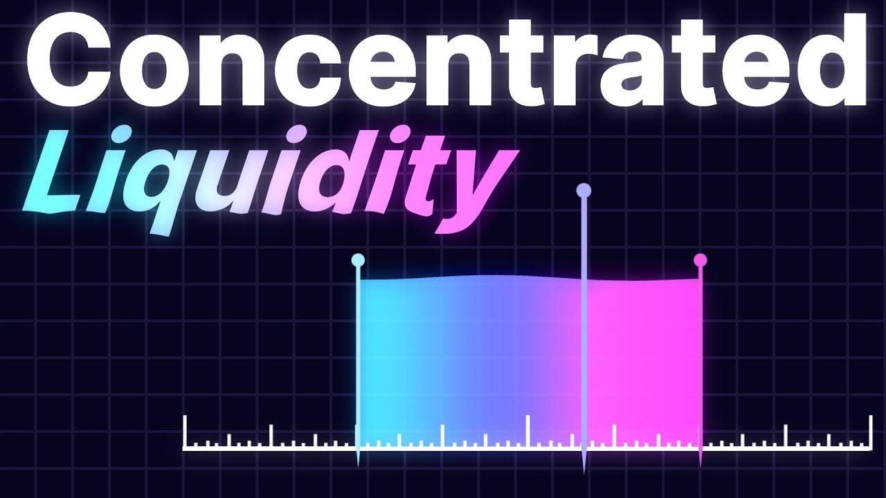 Concentrated liquidity โ providing liquidity within a specific price range instead of spreading it from zero to infinity