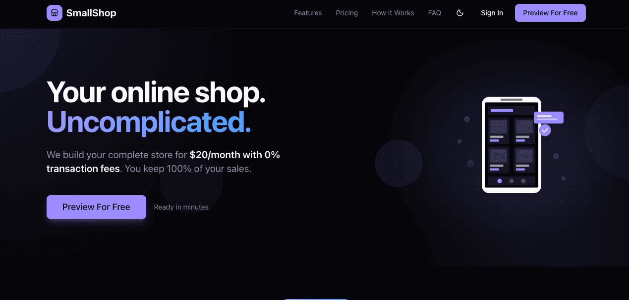 Building SmallShop Part 1: Laying the Foundation